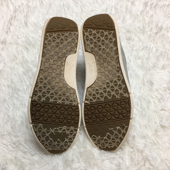 ❌SOLD❌ Toms Light Gray Stripe Del Ray Sneaker - Picture 8 of 8